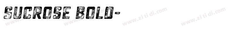 Sucrose Bold字体转换